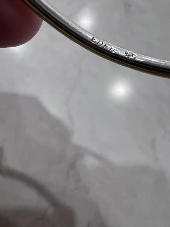 EDEN HAND ARTS 925 SILVER AND 14K GOLD, SCREWBALL CAPE COD BRACELET - Picture 12 of 12